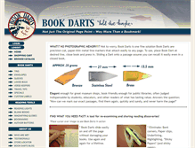 Tablet Screenshot of bookdarts.com